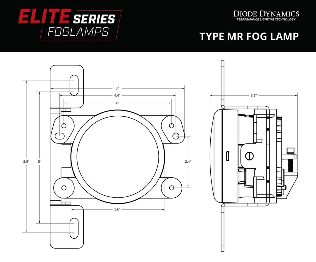 Elite Series Fog Lamps for 2018-2023 Jeep JL Wrangler (pair) - AdventureLifeDecals