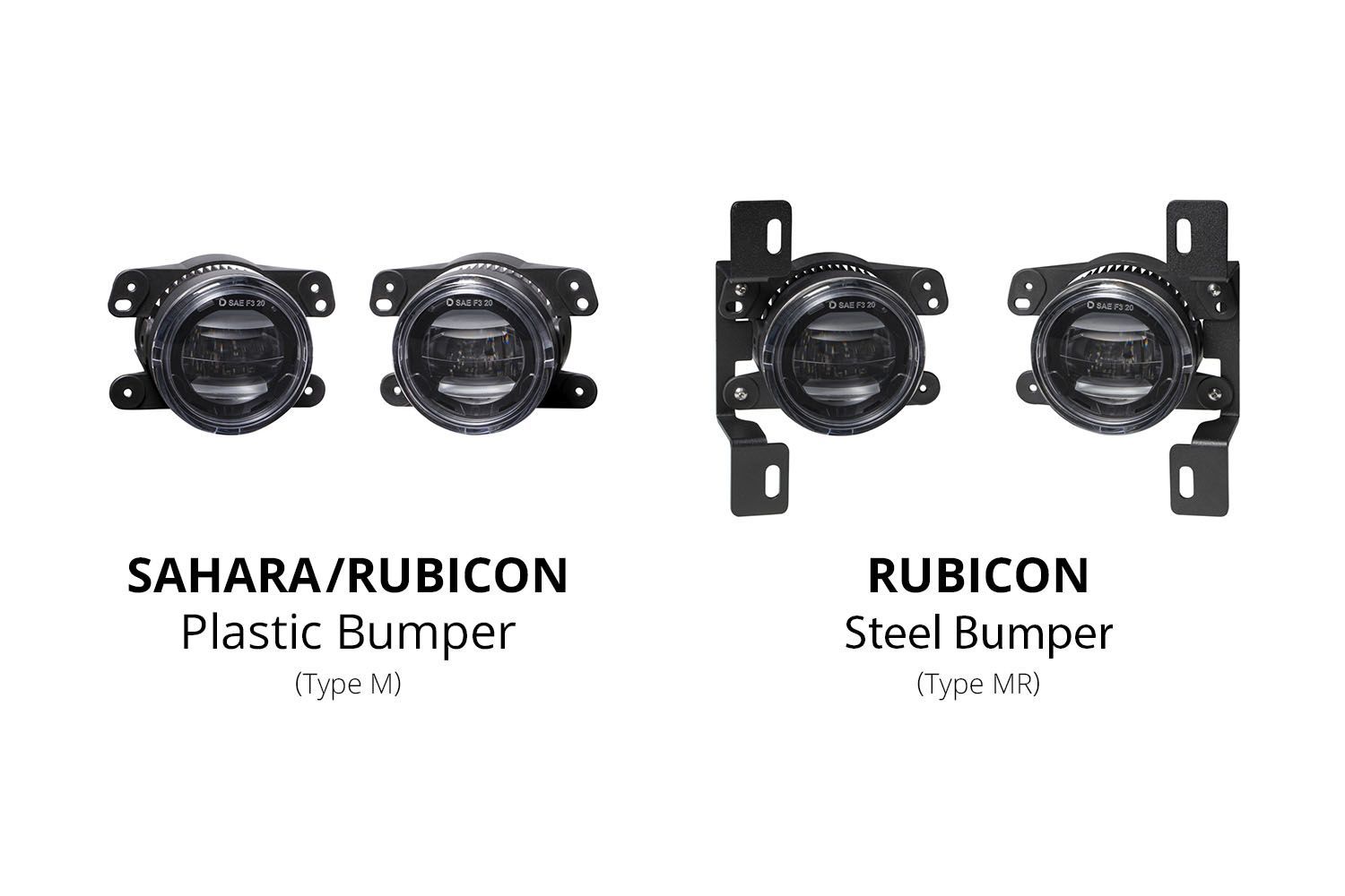 Elite Series Fog Lamps for 2020-2023 Jeep JT Gladiator (pair) - AdventureLifeDecals