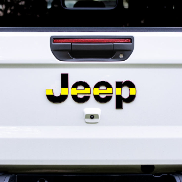 Jeep Gladiator Emblem Decal set | First Responders