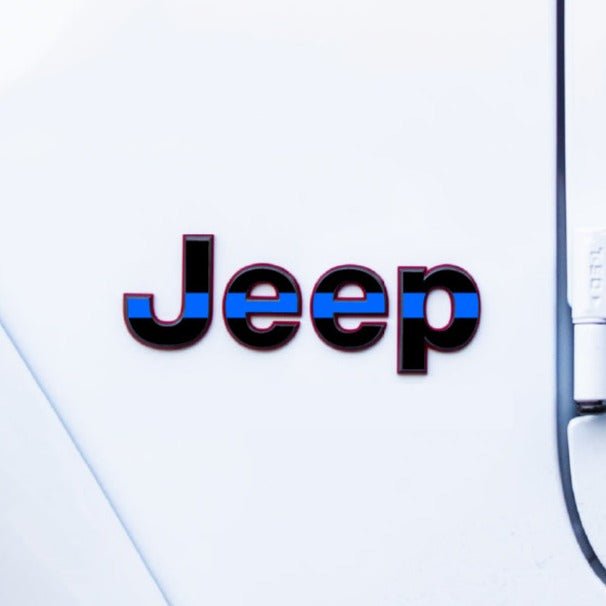 Jeep Wrangler Emblem Decal set | First Responder