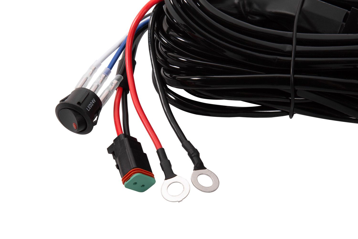 Heavy Duty Single Output 2-Pin Offroad Wiring Harness - Adventure Life USA