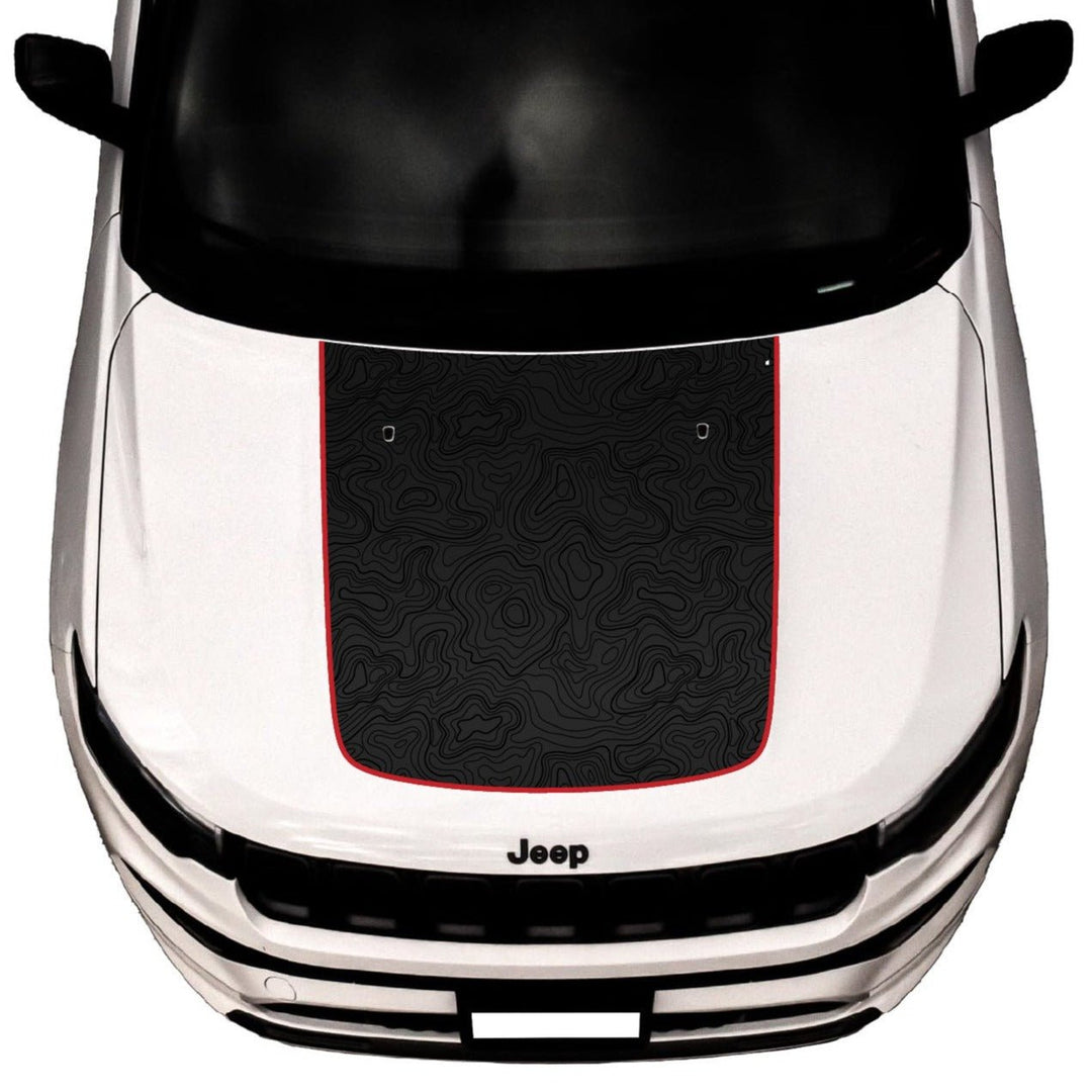 Hood Graphic for Jeep Compass MP 2017-2023 - AdventureLifeDecals