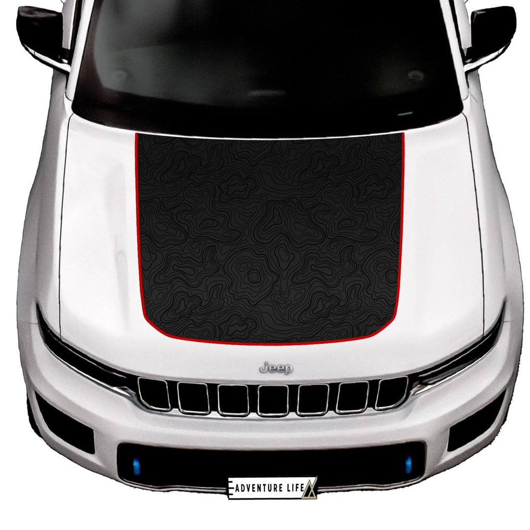 Hood Graphic for Jeep Grand Cherokee L 2021-2023 3-row - AdventureLifeDecals