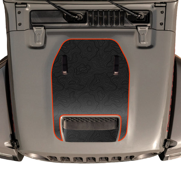 Hood Graphic for Wrangler JL 392 and Gladiator JT MOJAVE models - AdventureLifeDecals