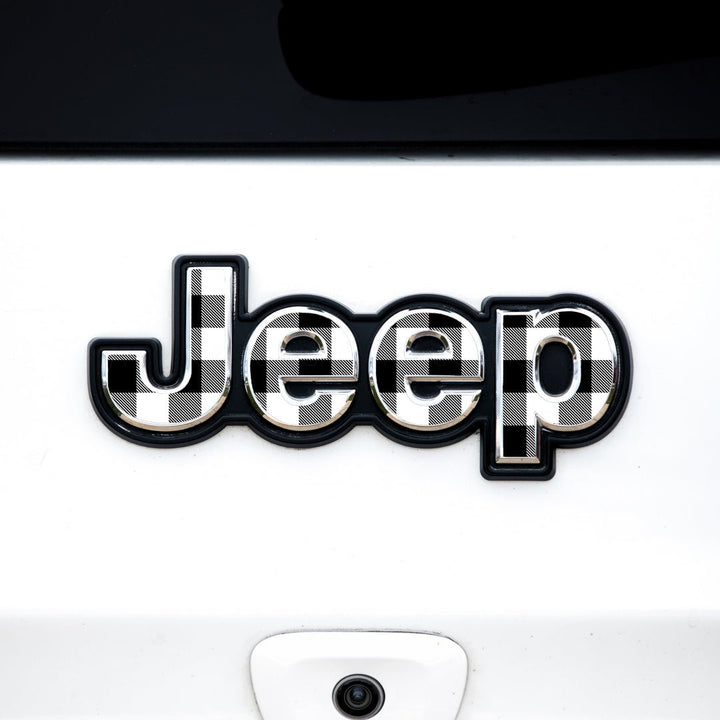 Jeep Emblem Decal set | Plaid