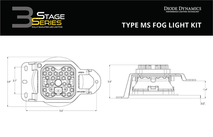 SS3 LED Fog Light Kit for 2020-2023 Jeep JT Gladiator - AdventureLifeDecals