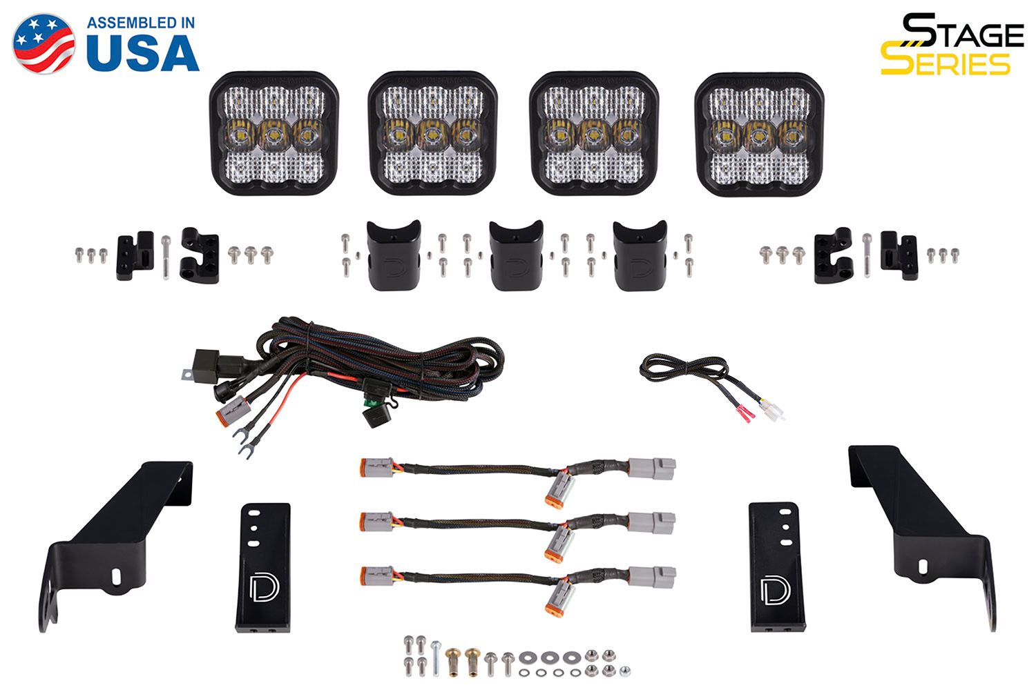 SS5 Grille CrossLink Lightbar Kit for 2018-2023 Jeep JL Wrangler - AdventureLifeDecals