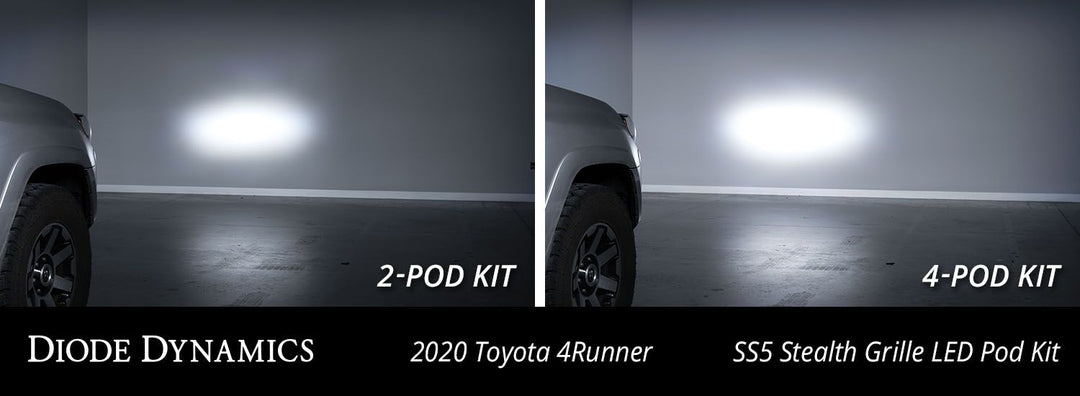 SS5 Stealth Grille LED Pod Kit for 2014-2023 Toyota 4Runner - AdventureLifeDecals
