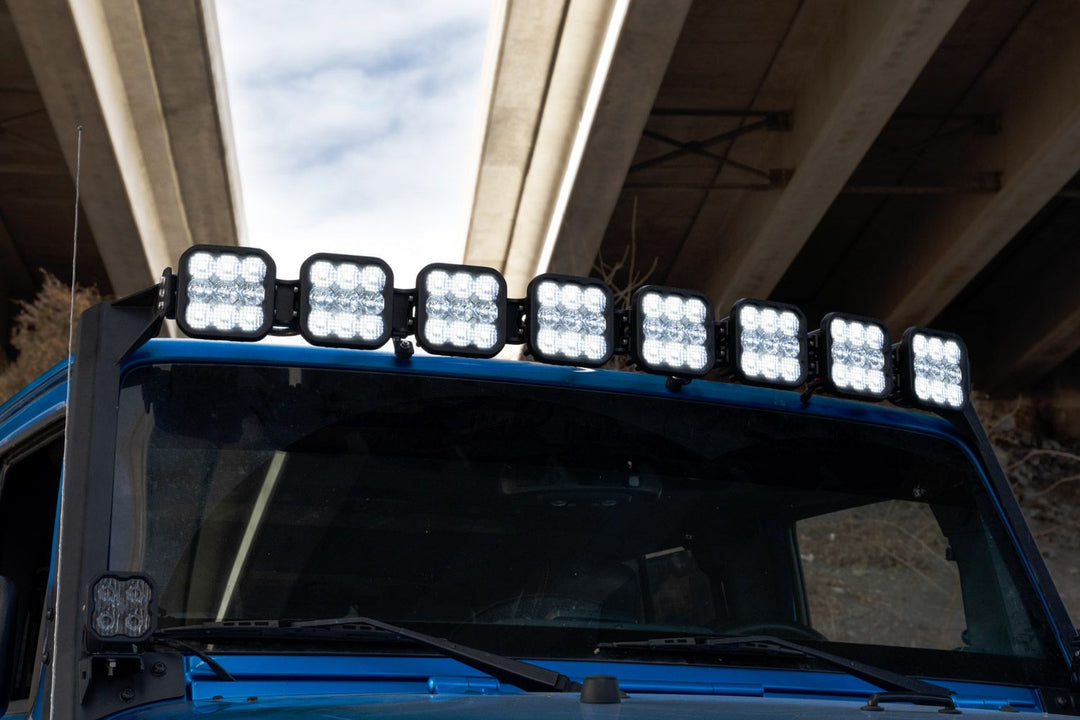 LED Nebelscheinwerfer Set, Drachen Style, Schwarz, Jeep Wrangler JK XOFL002  - X-Offroad