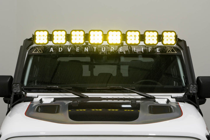 SS5 Windshield CrossLink Lightbar Kit for 2018-2023 Jeep JL Wrangler - AdventureLifeDecals