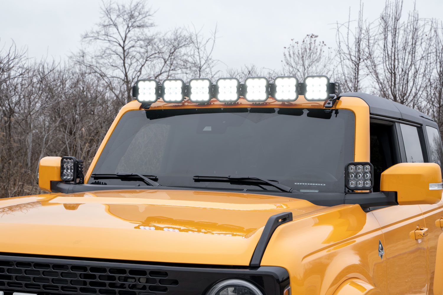 SS5 Windshield CrossLink Lightbar Kit for 2021-2023 Ford Bronco - AdventureLifeDecals