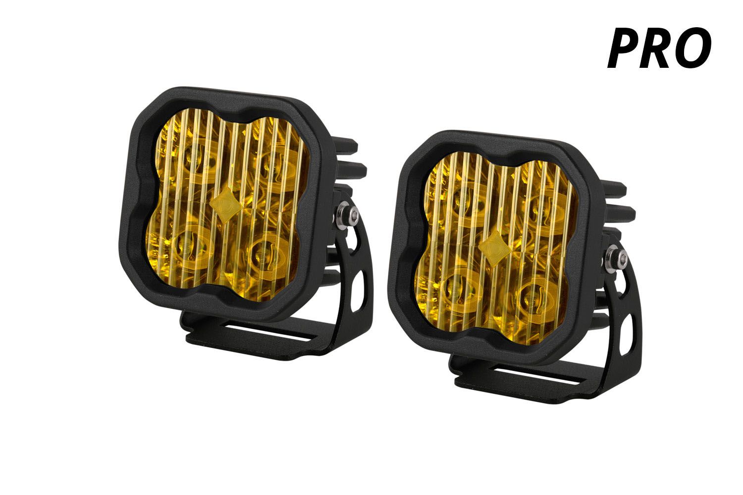 Stage Series 3" SAE Yellow Pro LED Pod (pair) - AdventureLifeDecals