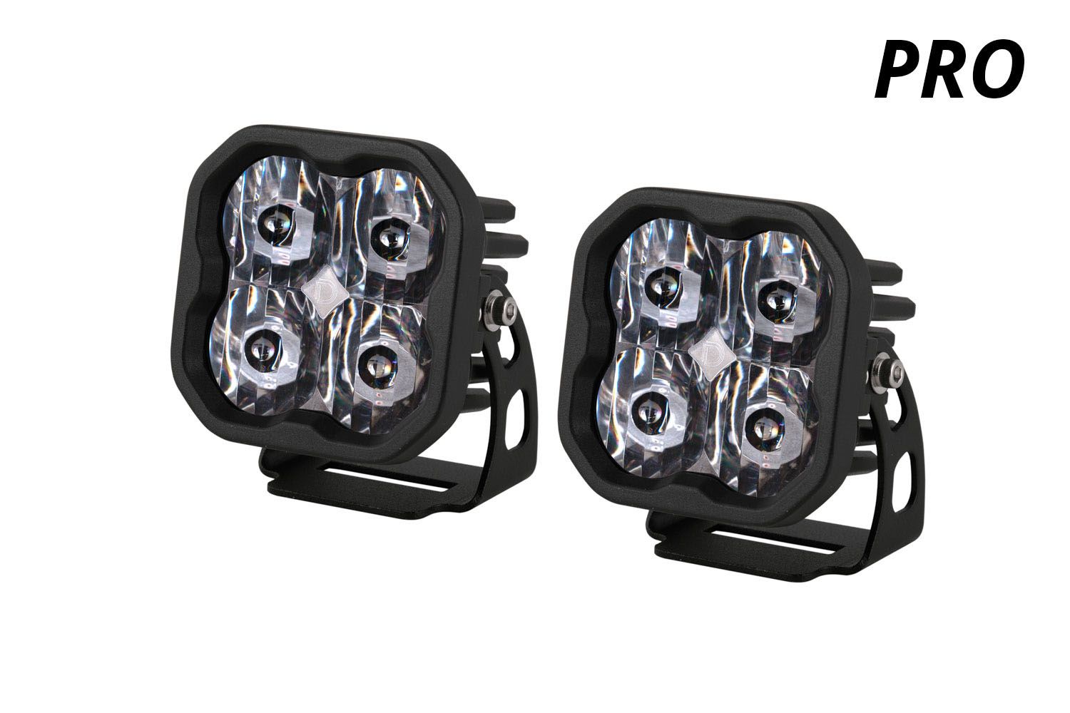 Stage Series 3" SAE/DOT White Pro LED Pod (pair) - AdventureLifeDecals