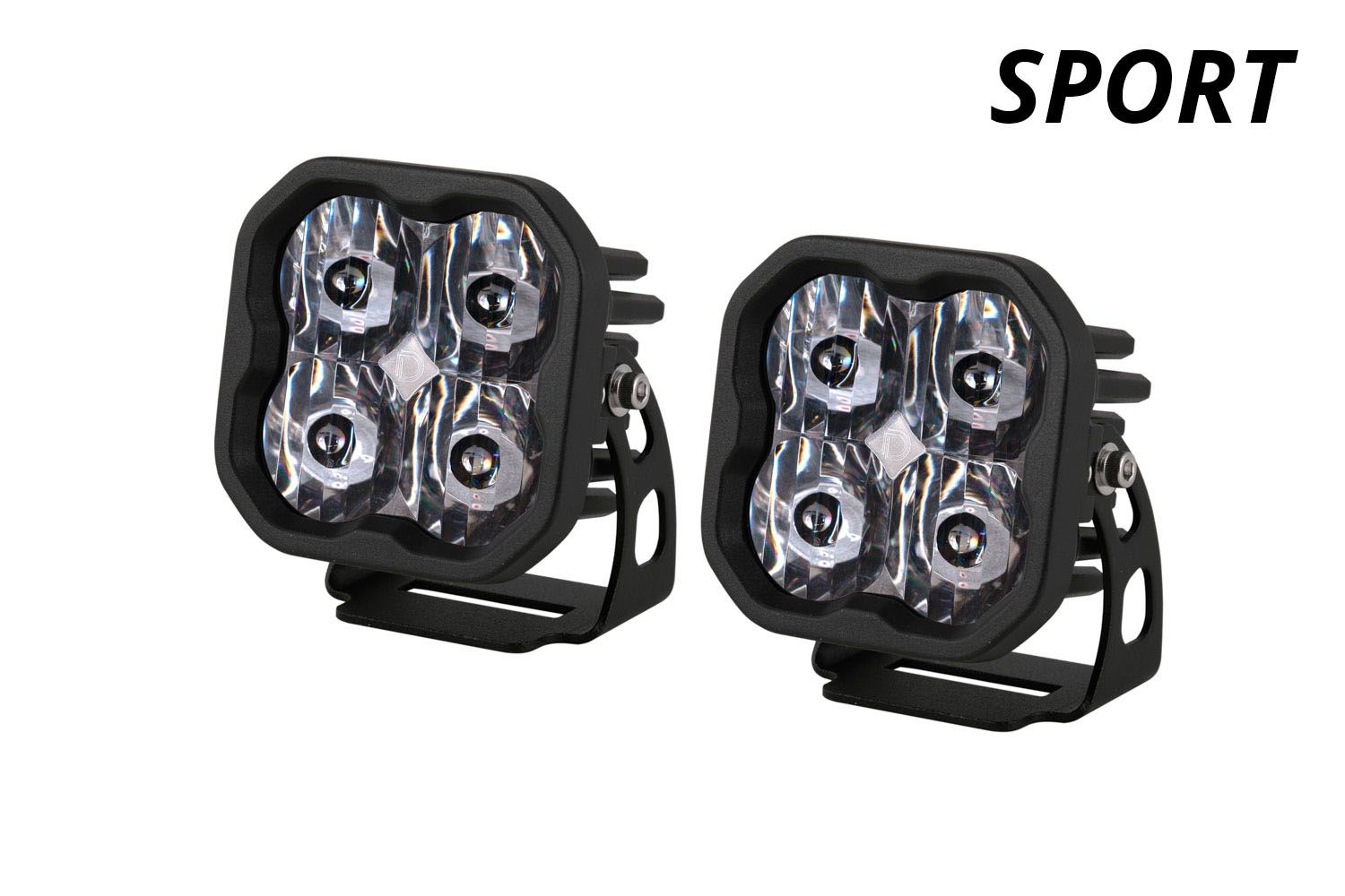Stage Series 3" SAE/DOT White Sport LED Pod (pair) - AdventureLifeDecals