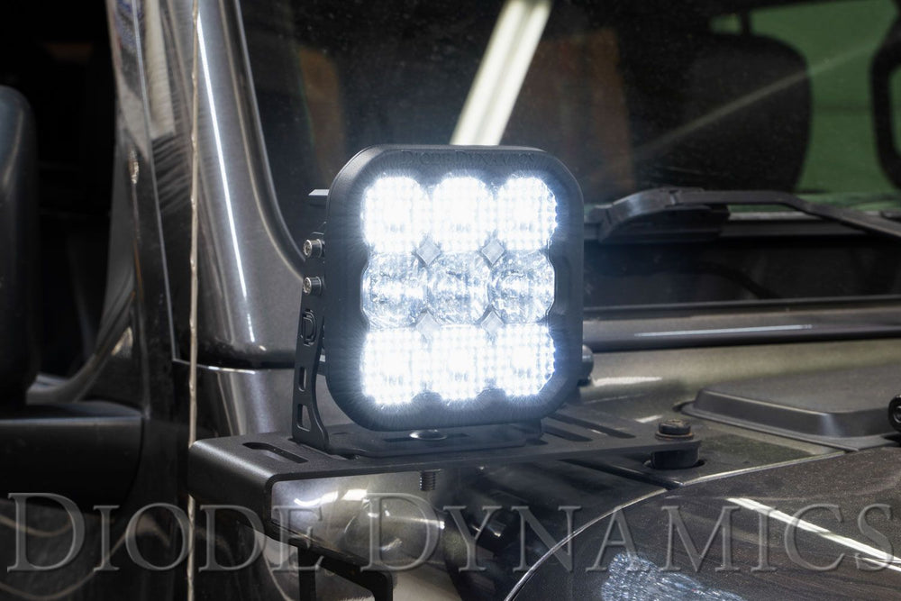 LED Nebelscheinwerfer Set, Drachen Style, Schwarz, Jeep Wrangler JK XOFL002  - X-Offroad