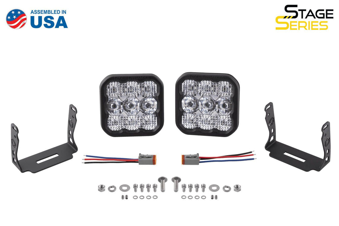 Stage Series 5" White Pro LED Pod (pair) - AdventureLifeDecals