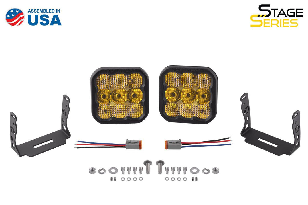 Stage Series 5" Yellow Pro LED Pod (pair) - AdventureLifeDecals