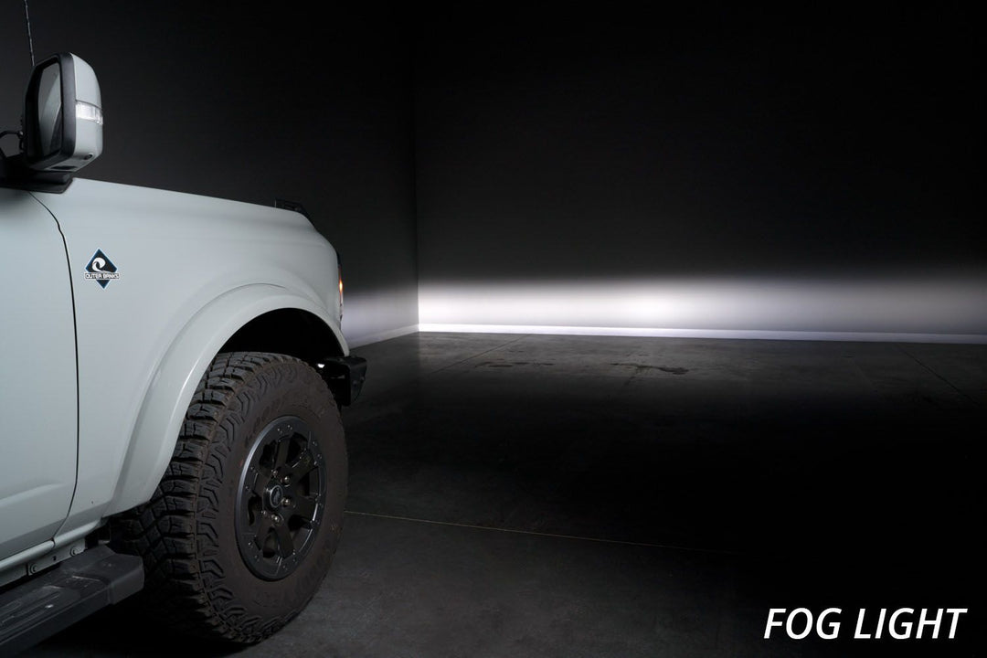 Stage Series Fog Pocket Kit for 2021-2023 Ford Bronco (w/ Steel Bumper) - AdventureLifeDecals