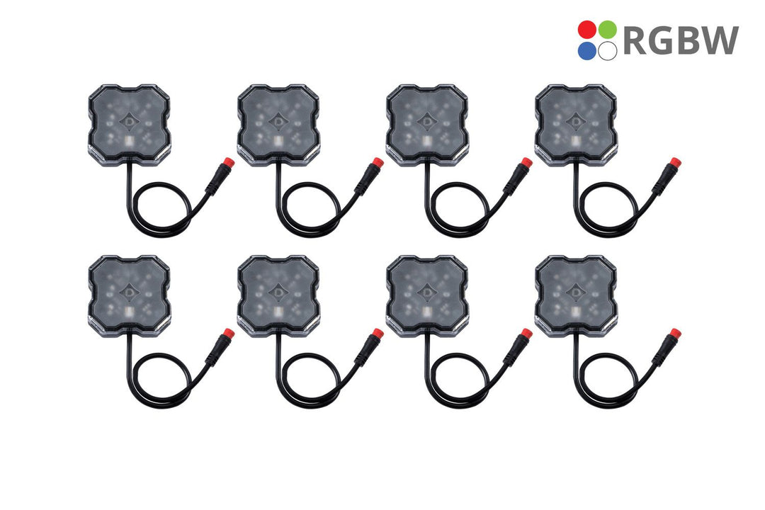 Stage Series RGBW LED Rock Light (8-pack) - AdventureLifeDecals
