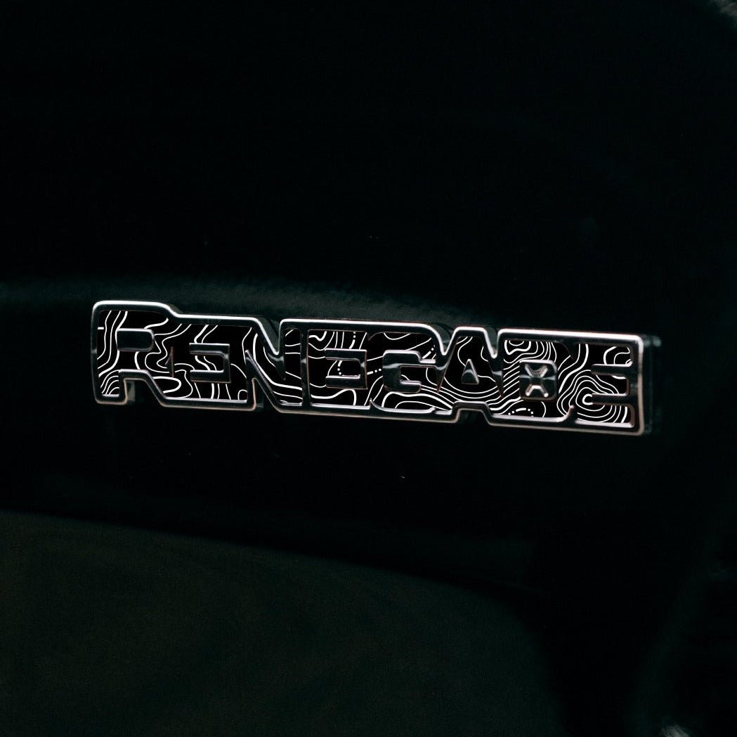 Topographical Print Emblem Overlay Decals for 2015-2022 Renegade - AdventureLifeDecals
